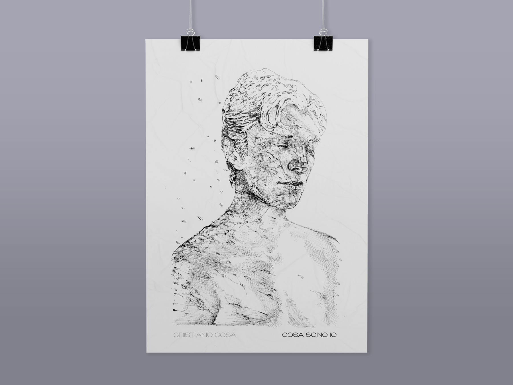 Official Cristiano Cosa Poster – Special Edition "Cosa Sono Io"